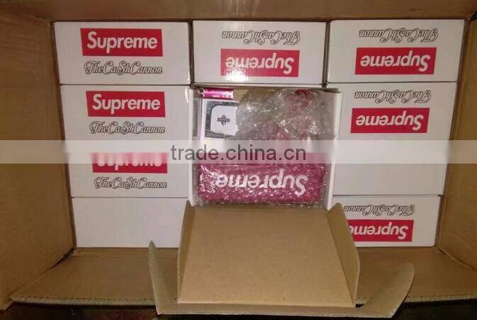 Hot sale party toys plastic cash cannon money gun the supreme money spray gun