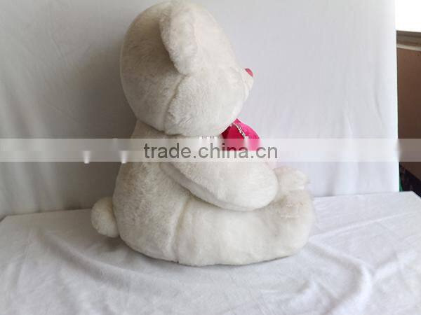 cheap promotion heart bear plush teddy bear