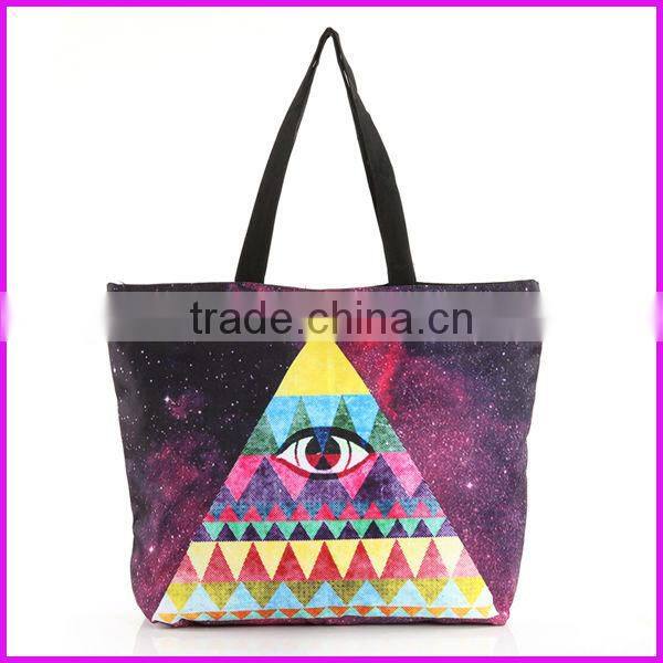 2014 france hot selling digital printed wholesale canvas bag