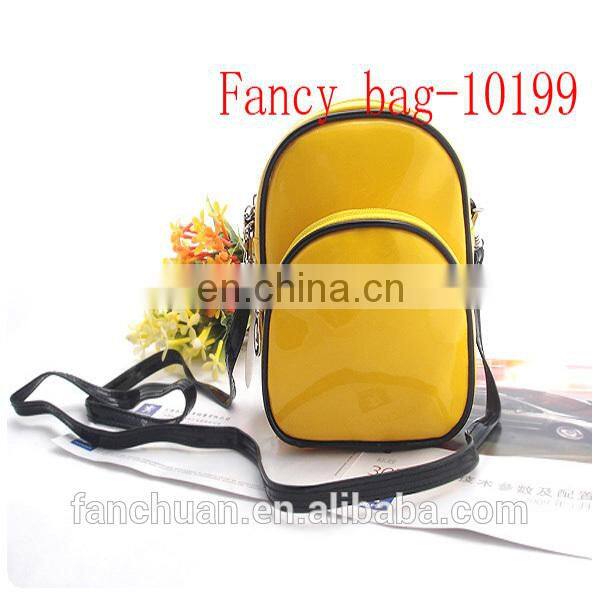 Girls Shiny Colorful Vinyl Aslant Bag