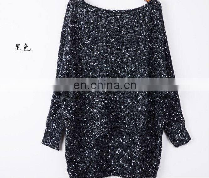 2013 Hot Sale Women Autumn Fashion O Neck Solid Knitwear Pullover Sweater cheap wholesale