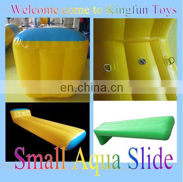 Double tubes water totter/water seesaw