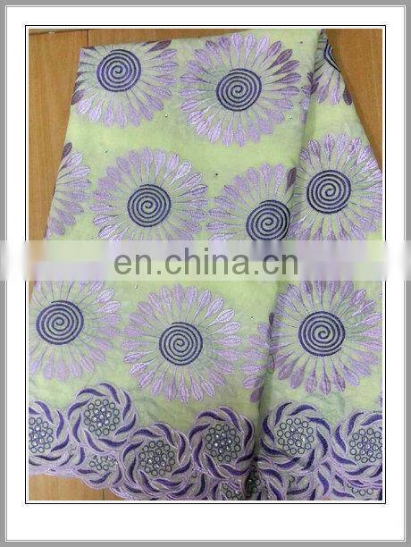 high quality swiss cotton voile lace(CH058B)