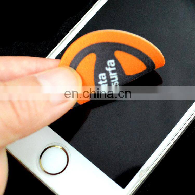 printed mobile screen magic cleaning pad
