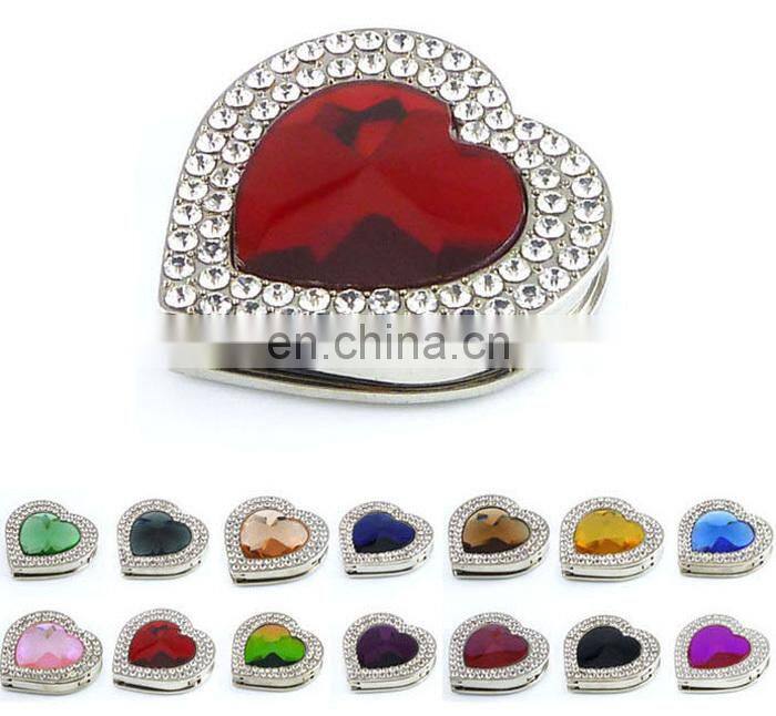 Dolphin shaped metal blank bag hanger with keyring