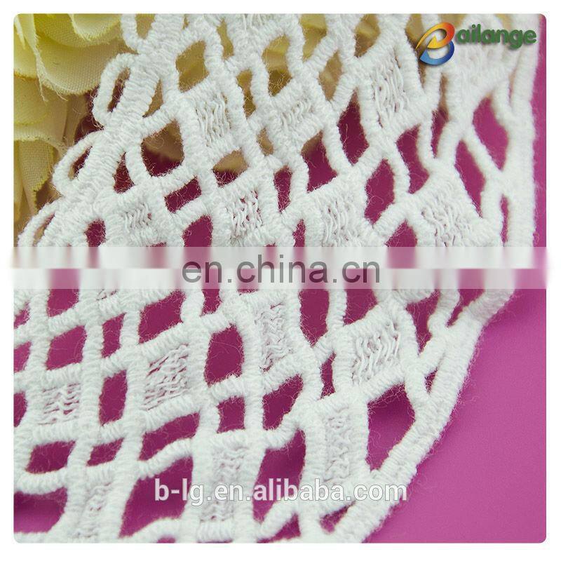 Guangzhou Bailange fashion design white color 100% cotton neck designs for tailors