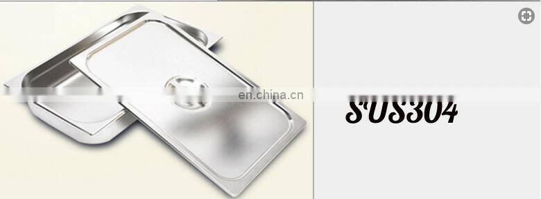 Table counter soup warmer pan/food warmer/chafing dish warmer display for restaurant