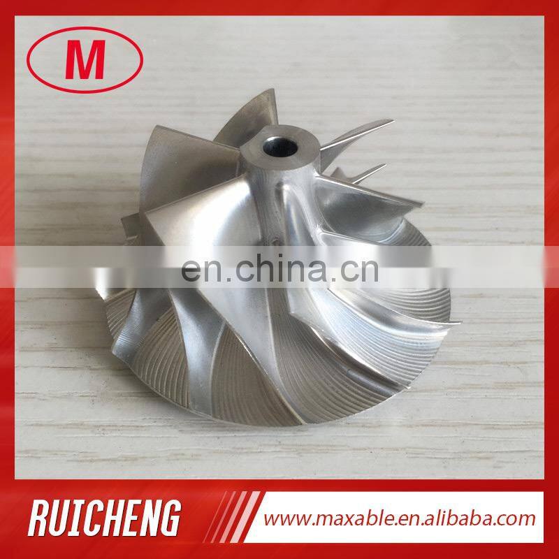 GT15-25 44.50/60.01mm 720915-0004/737692-0002 6+6 blades high performance milling/aluminum 2618/billet compressor wheel for Q7