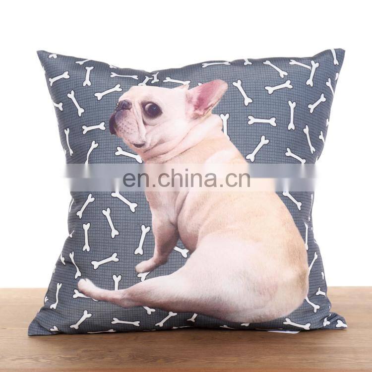 Pillow Covers Couch 18x18 Reindeer Elk Cute Throw Cushion Pillow Cover Antler Forest Grey Pillow Cases for Sofa