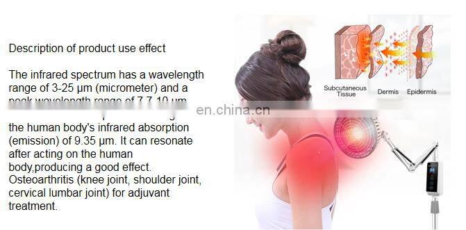 Stand salon infrared heat lamp for back pain medical 300w