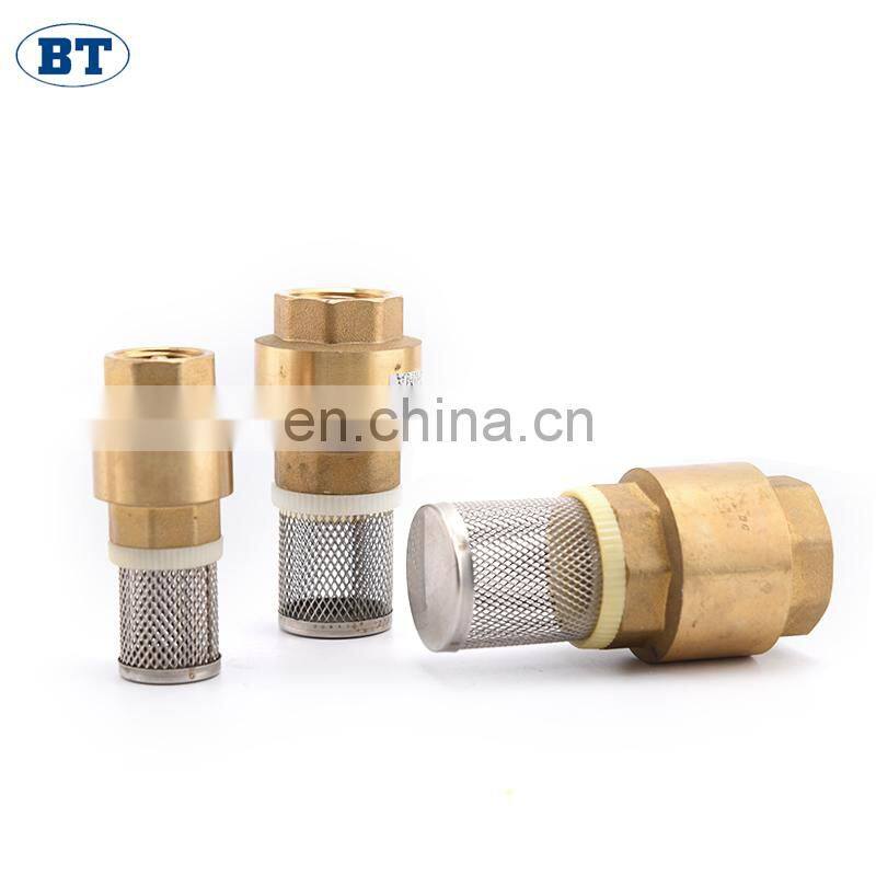 BT5004 good market brass filt check valve