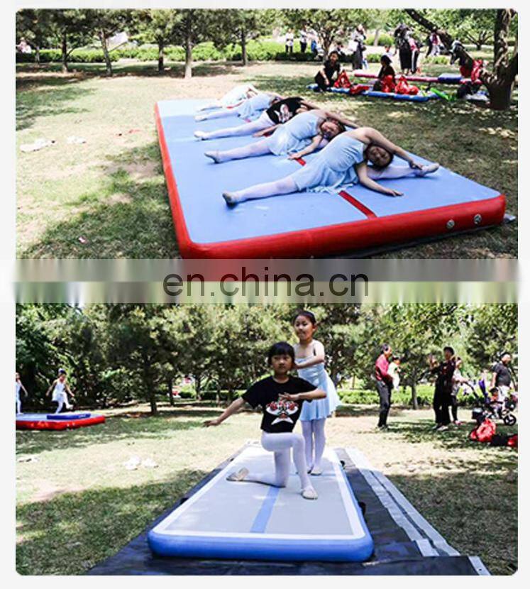 Hot Selling 20cm Thickness Inflatable Folding Air Floor Track Yoga Gymnastics Gym Equipment Tumbling Jumping Mat for Sale