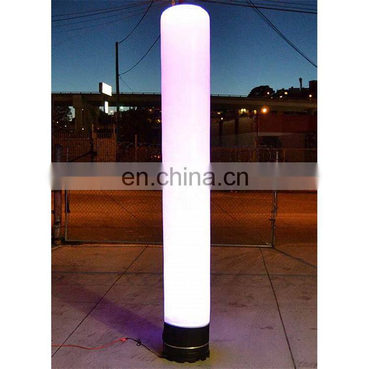 Cheap Inflatable led lighting cone/inflatable lighting column/inflatable colorful led pillar For Sale