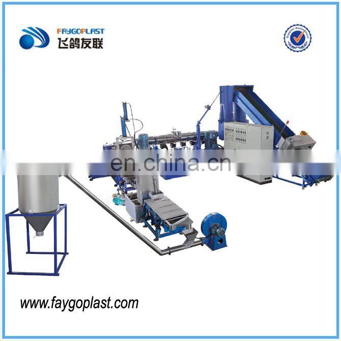 recycling pelletizing machine plastic