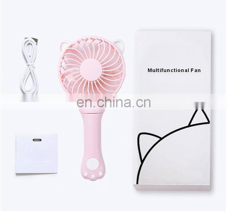 handheld mini fan rechargeable battery fan USB mini folding fan