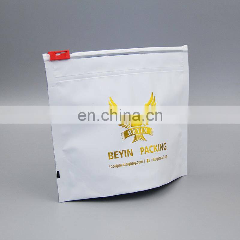 Custom Printing Mylar Ziplock Bag Child Proof Pouch/ Child Resistant Exit Bag with sandpaper