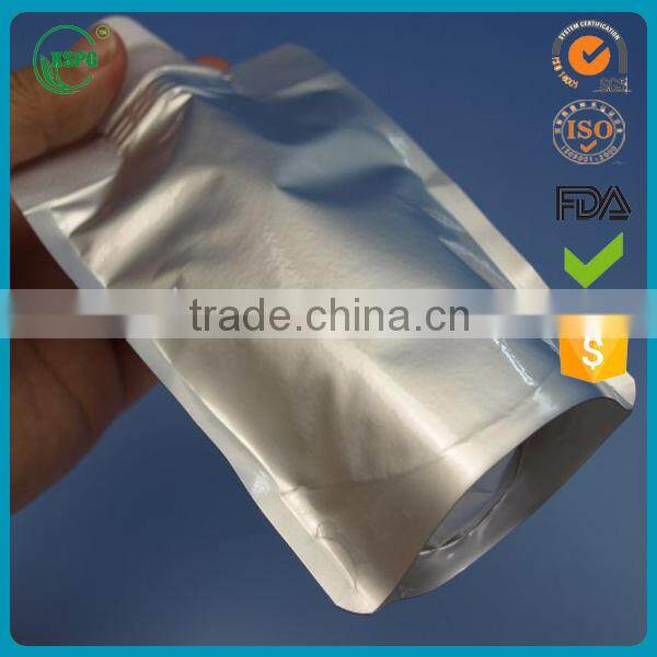 Zip lock aluminum foil bag food container