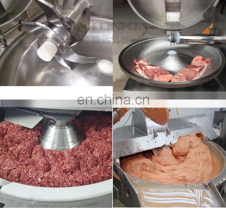 Meat Stuffing Bowl Chopper Machine  Meat Bowl Cutter For Sale  Meat Paste Chopping Mixing
