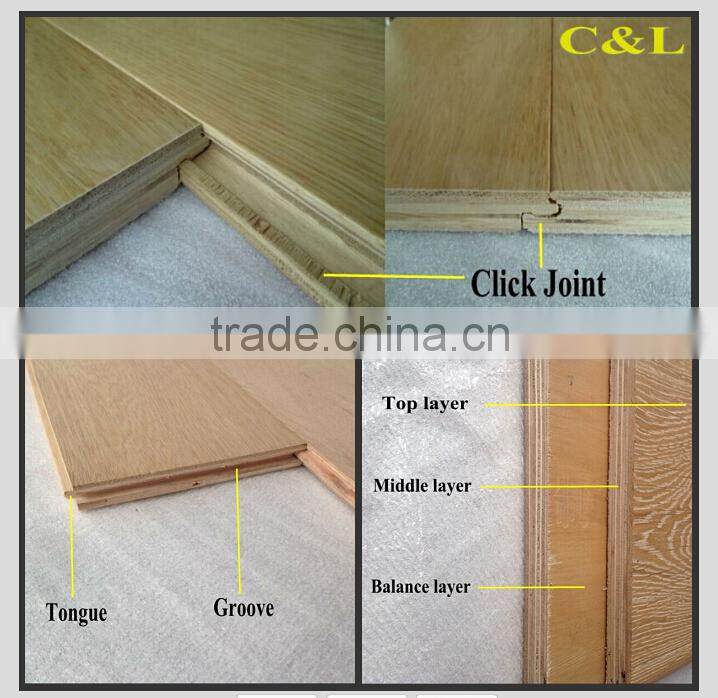 Wide Plank European Oak Engineered Flooring