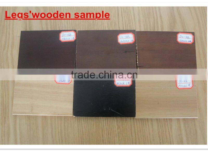 WorkWell high quality low back fabric dining chair with Rubber wood legs Kw-D4007