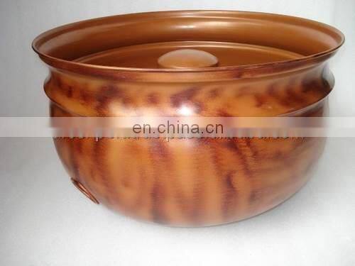 shiny copper hose bowl
