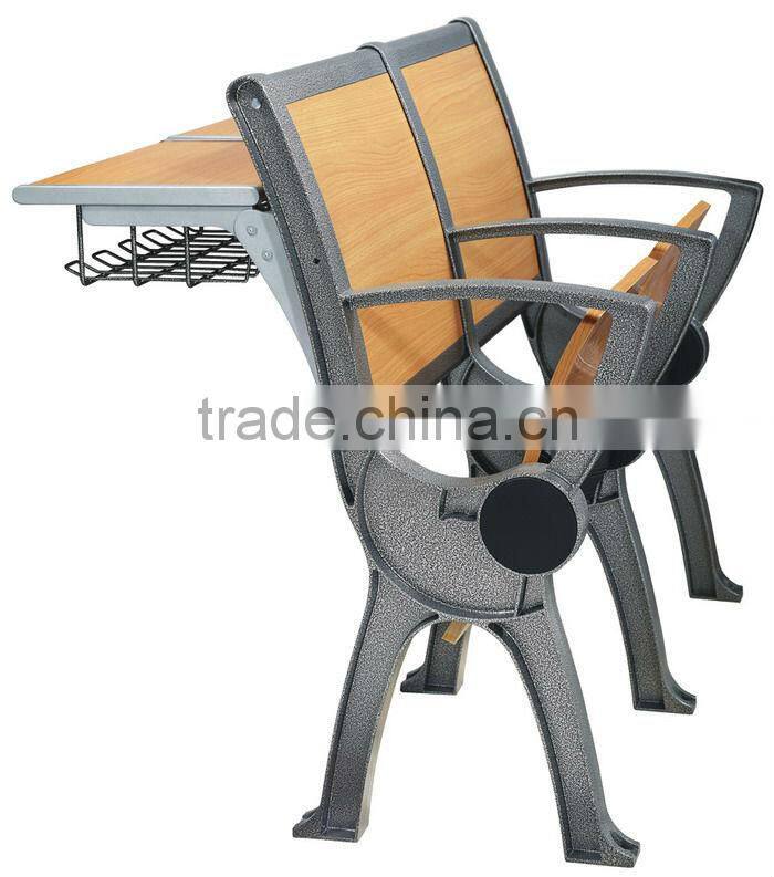 durable aluminum leg college student clasroom desk and chair TC-905A-L