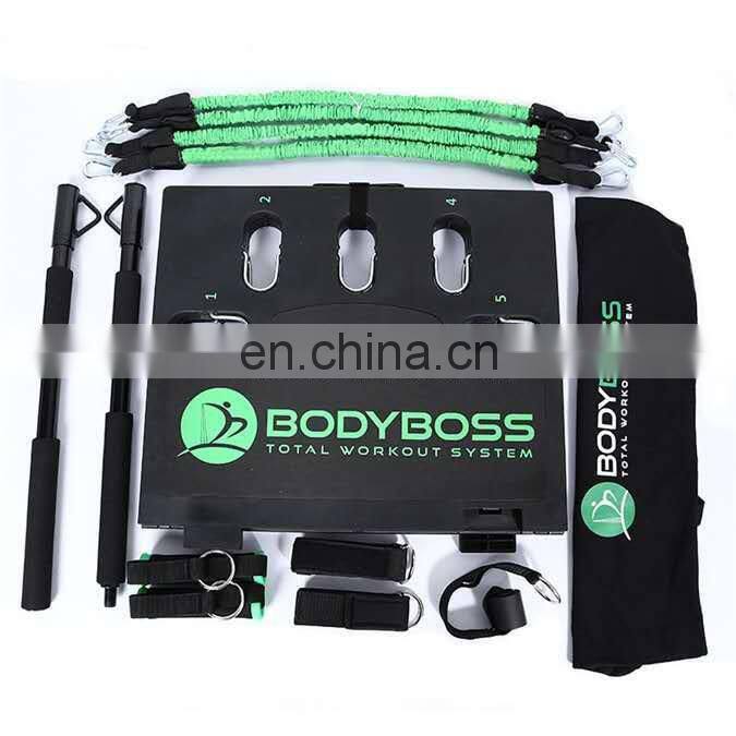 Fitness Folded Portable Home Gym Equipment Workout Package Resistance Bands Board Sport Workout Board Trainer