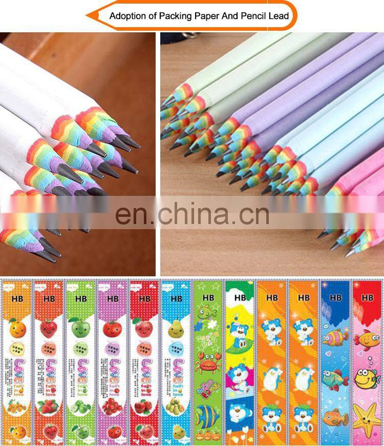 Automatic recycle waste paper pencil stick rolling maker making machine