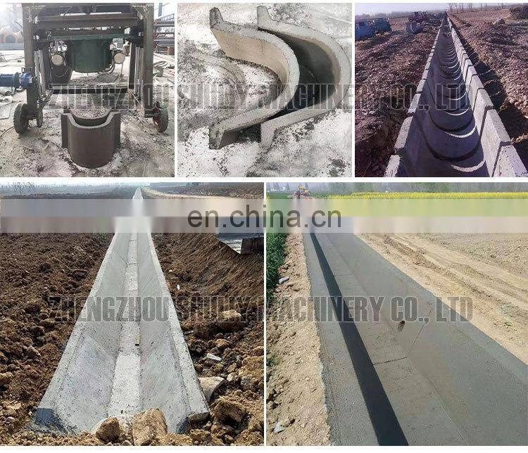 Automatic Water Canal  Drainage Ditch Forming Machine price drain forming machine