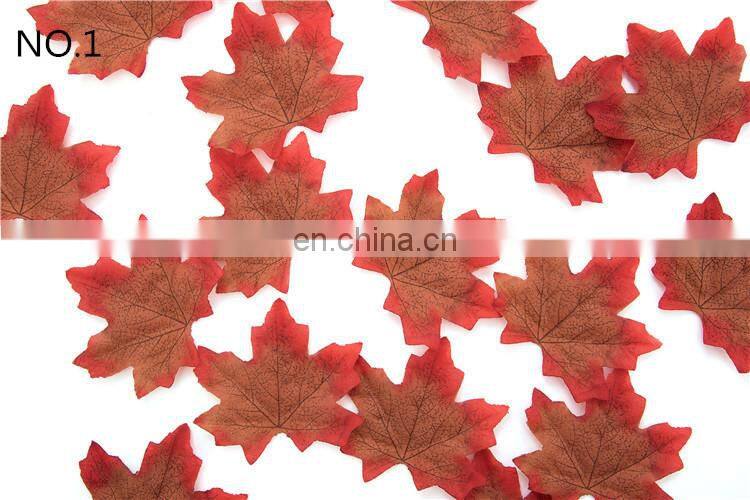 Fall Decor Garland Christmas 2021 Home Halloween Decorations Leaves Plastic Silk Artificial Maple Leaf