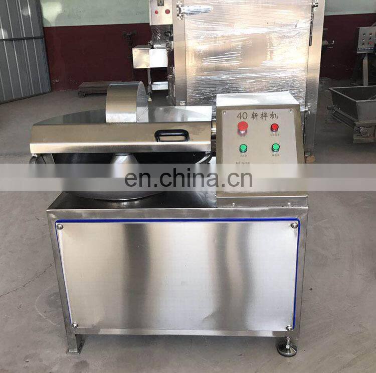 automatic bowl cutter stainless steel meat cutting and blending machine
