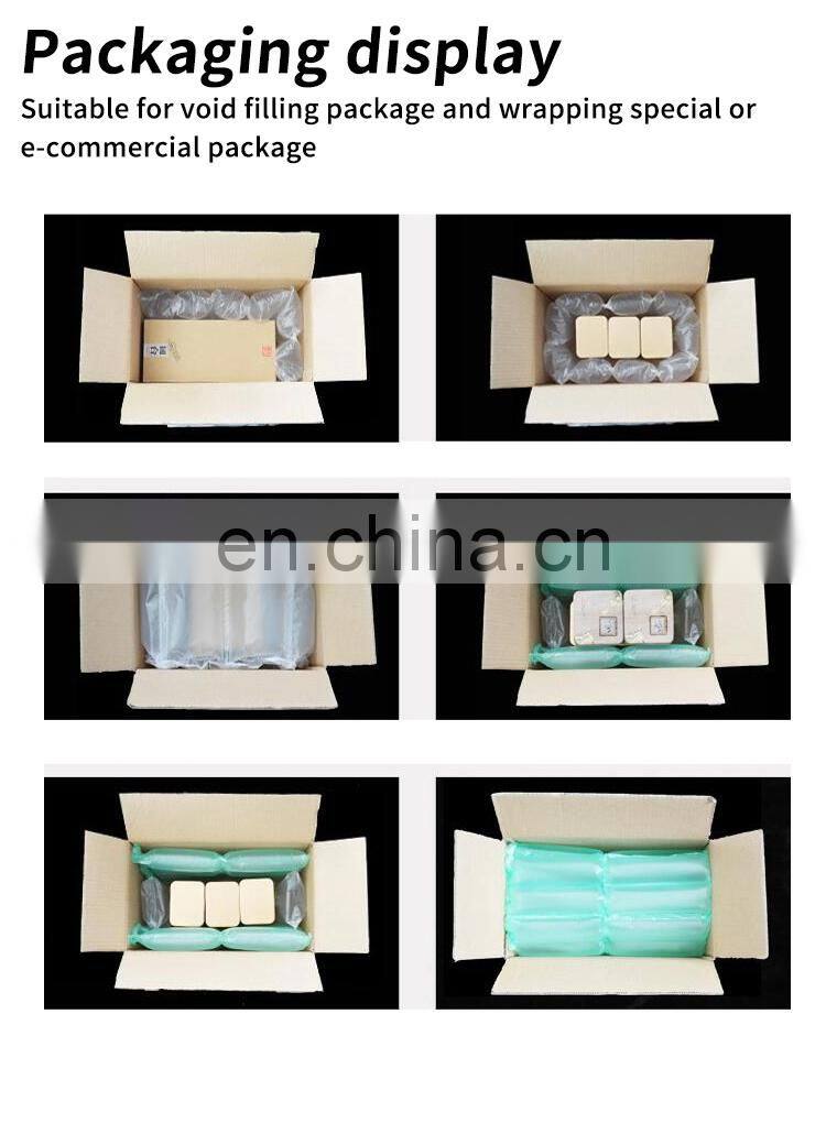 Willing Industrial Air Bag Inflat Fill Bubble Filler Cushion Packing Product Air Pillow Cushion Fill Making Machine