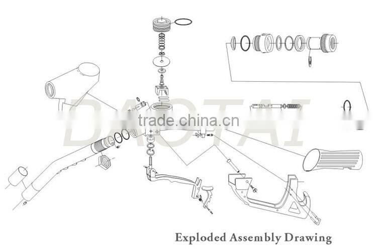 Zva Fuel Dispenser Nozzle Service Station Pump Parts Nozzleblack Zva Fuel Nozzle