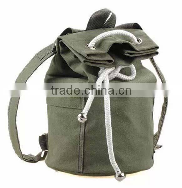 Drawstring pouch backpack travel bag