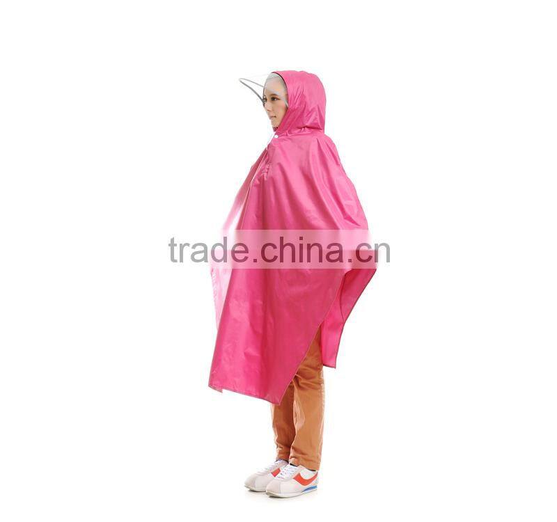 2013 Outdoor weaterproof rain poncho for kids