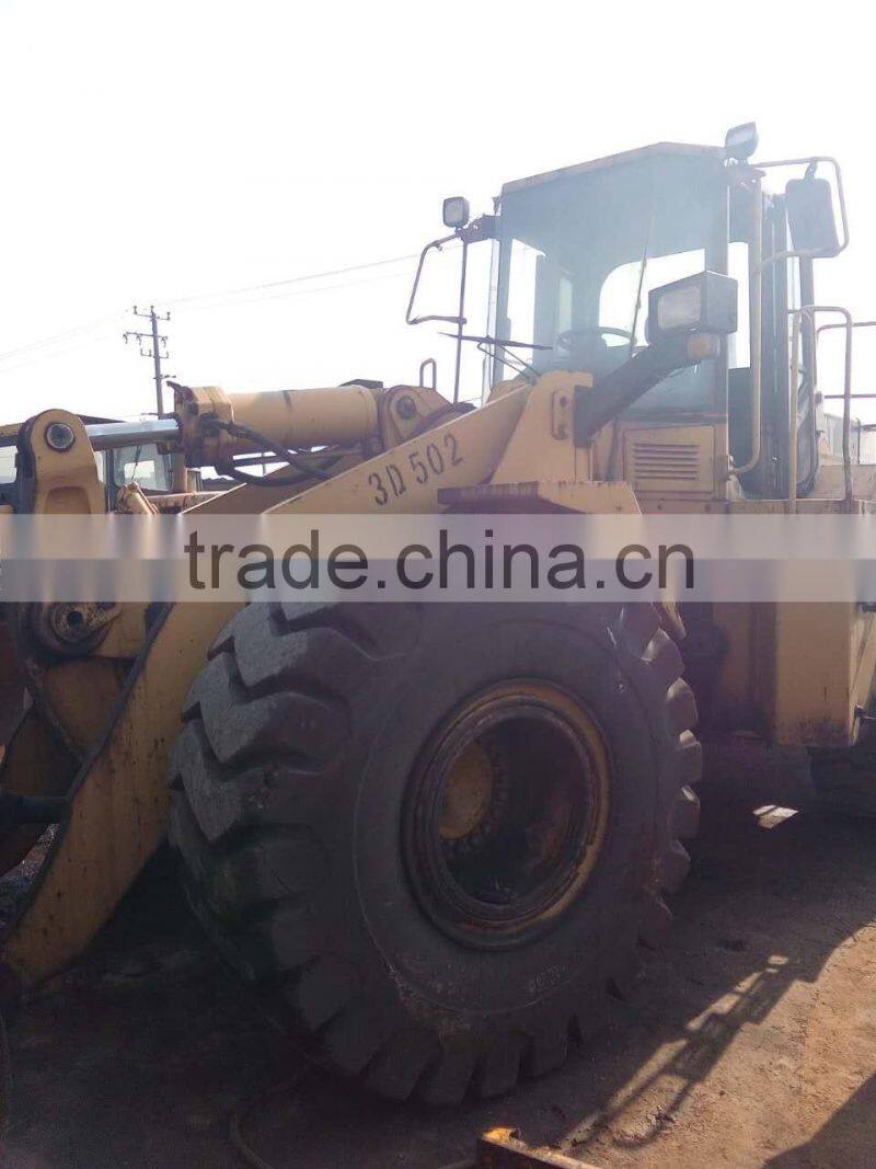 used excellent wheel loader cater 966G imported from USA in shanghai