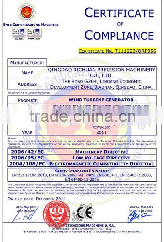 Off Grid 3kw wind turbin,electric generating windmills for sale,vertical axis wind turbine price