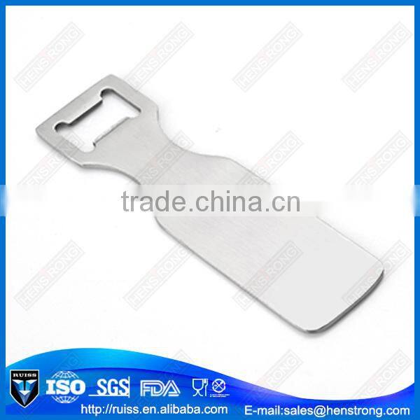 Bottle shape stainless steel wine opener