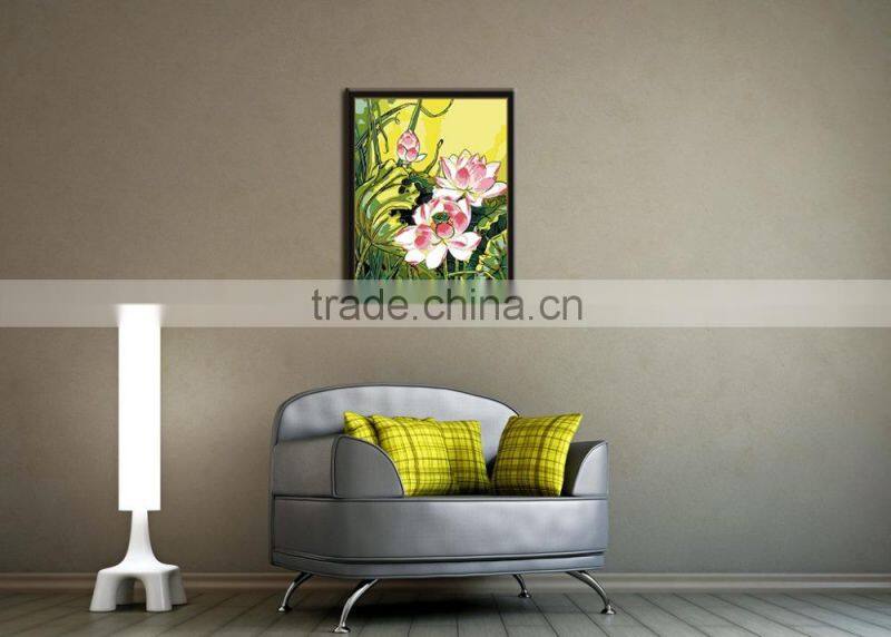 DIY digital oil painting by numbers flower oil painting for living room 5066