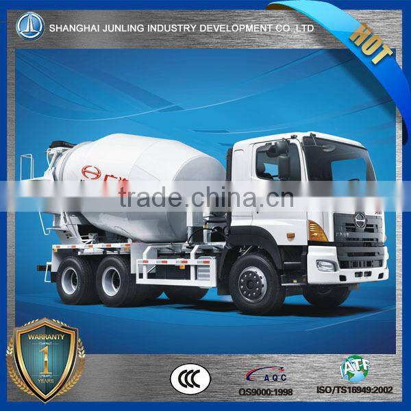GUANGQI HINO 6X4 concrete mixer truck for sale