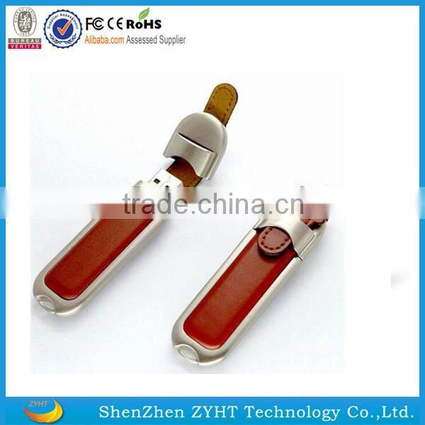 2015 hot products high quality usb 1gb-16gb black leather usb flash drive alibaba wholesale
