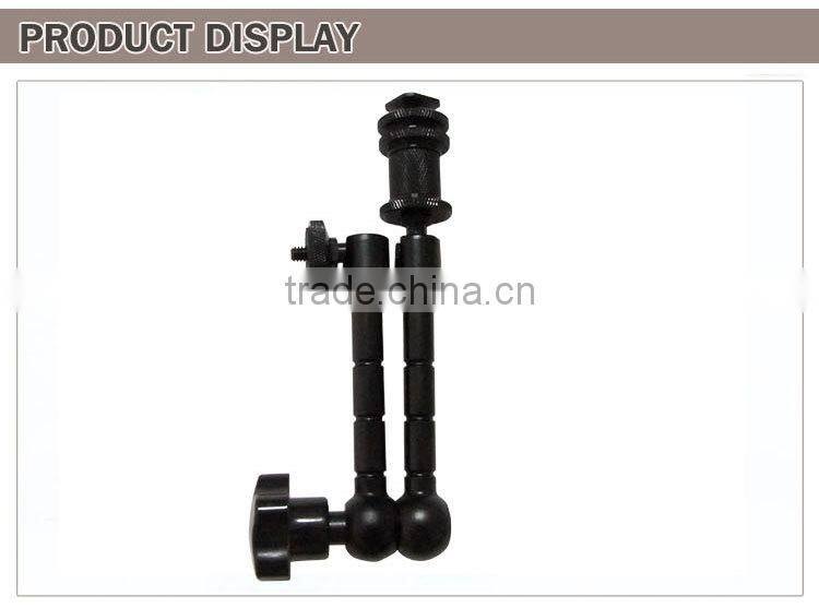Shaoxing factory 7 inch articulating Magic Friction Arm for Hot shoe Mount