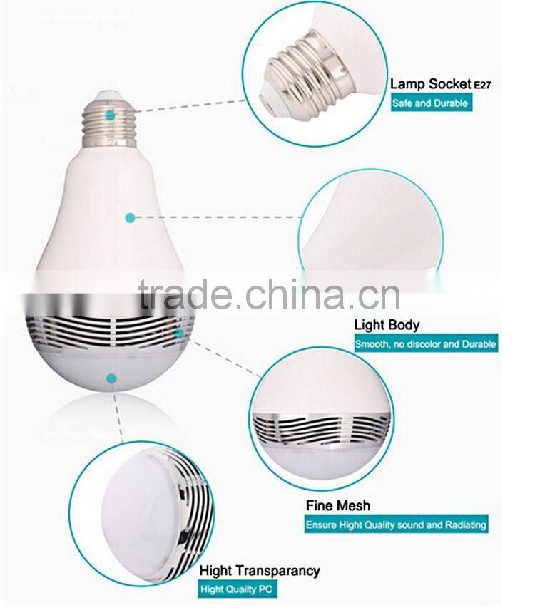 2016 changeable colour Wifi LAMP Bluetooth Speaker With app Remote Control.