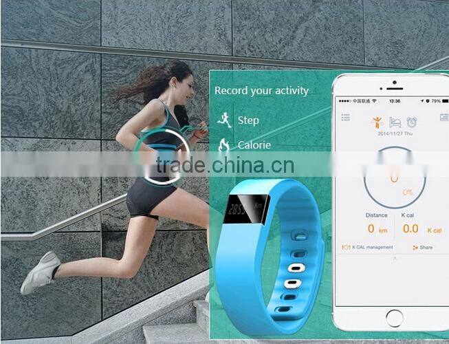 2016 Gifts wholesale price Pedometer fitness band,sleeping monitor bluetooth smart bracelet