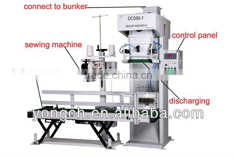 25kg corn flour weighing filling packing machine manufacturer