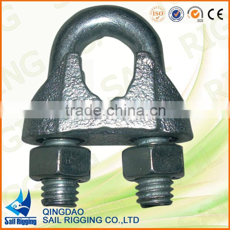 zin plated din1142 wire rope clip