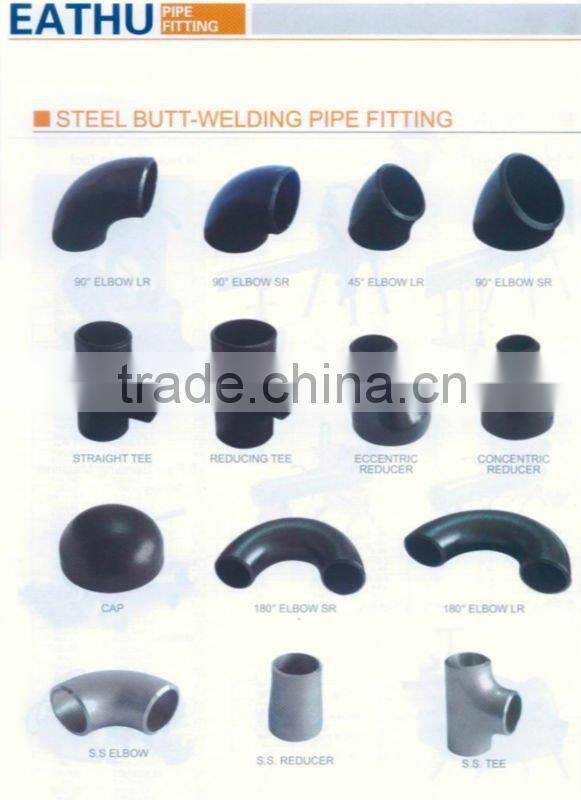 Carbon steel A234WPB butt welding pipe fitting