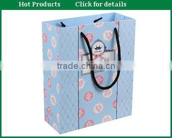 Matt Wholesale Garment Paper Bag with Ribbon