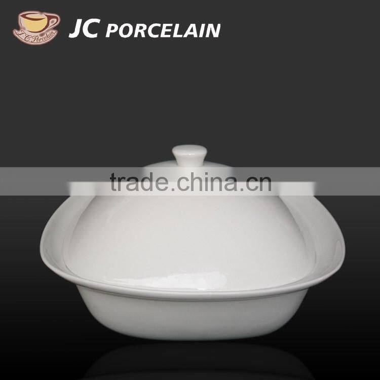 white ceramic porcelain soup tureen