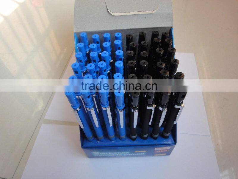 office&school colored Mechanical pencil 2.0mm automatic smart black pencil
